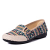 Ethnic slip-ons for mother, casual footwear, suitable for import, ethnic style, soft sole