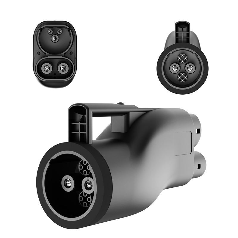 新能源汽车CHAdeMO to CCS2 adapter日标转欧标直流转接头