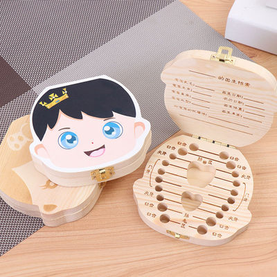 Milk tooth Storage box Boys and girls baby Lanugo Keepsake gift Tooth Collection Save storage box