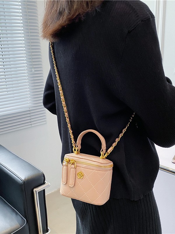 Mini bolso de cadena de diamante para mujeres 2026 nuevo estilo de alta calidad bolso de caja de lujo ligero bolso de hombro universal