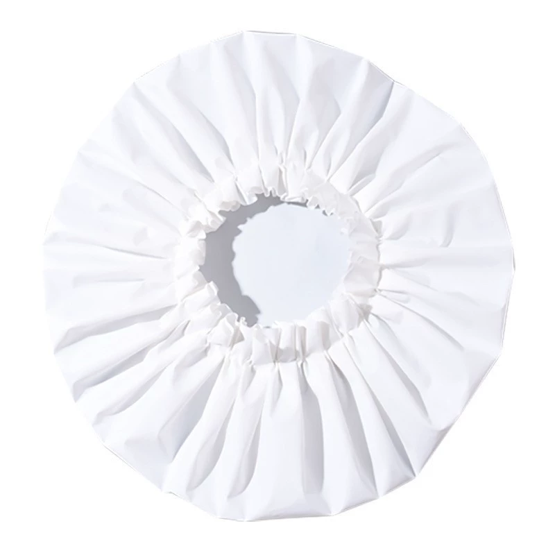 Black big waterproof shower cap, 38-40cm