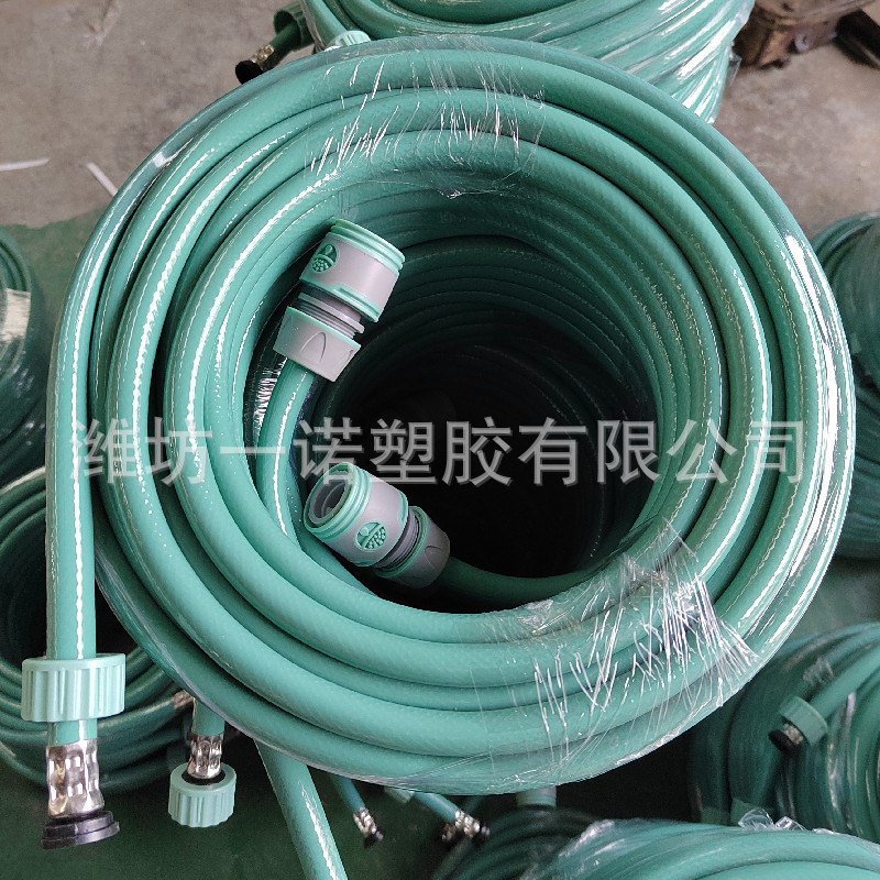 跨境 亚马逊 PVC花园软管 1/2寸水管 纤维增强管耐磨耐高压