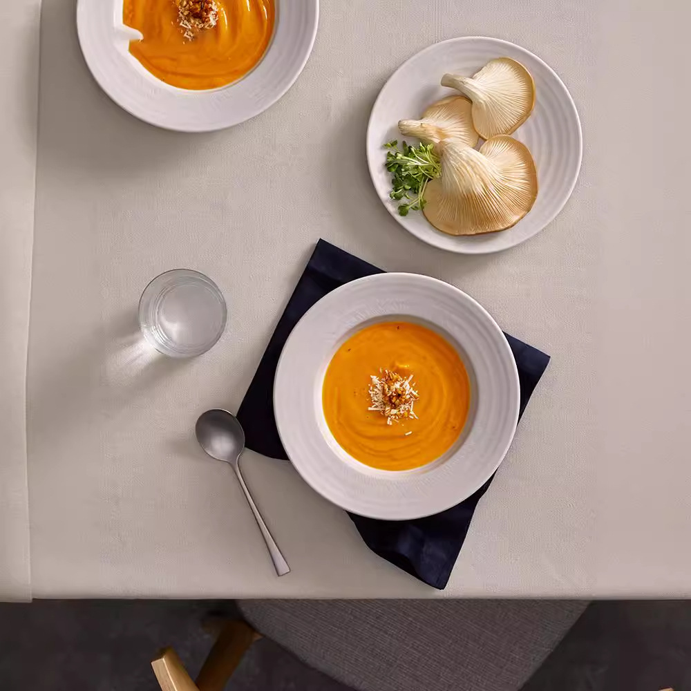 Transfronterizos LZ Lucang cerámica estilo chino cubiertos creativos cerámica ondulada serie de canciones platos platos platos platos