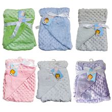 儿童泡泡毯豆豆毛绒被婴儿毛毯盖毯短绒压泡空调毯羊羔绒休闲毯子