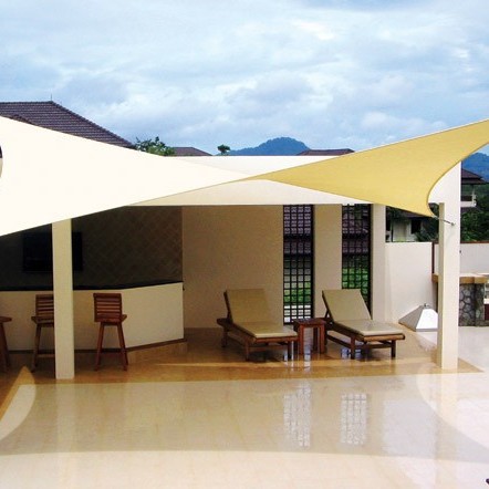 厂家户外遮阳网 米黄色遮阳帆汽车遮阳帆 高密度遮阳帆