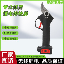 锂电电动修枝剪充电式高效剪枝锯果树修花卉园艺修剪无刷电剪刀