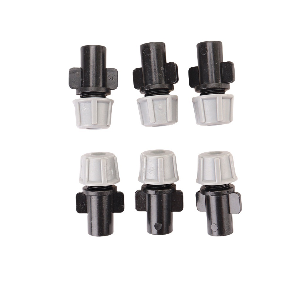 boquilla de pulverización gris transfronteriza para riego de jardín con salida única de enfriamiento de invernadero para humidificar hongos y micro boquilla de pulverización automática de riego