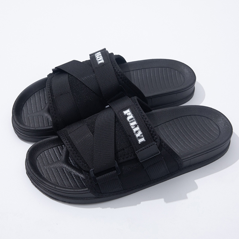 Nuevas zapatillas de pareja de verano para hombres con suela suave de moda coreana personalidad vacaciones zapatillas juveniles