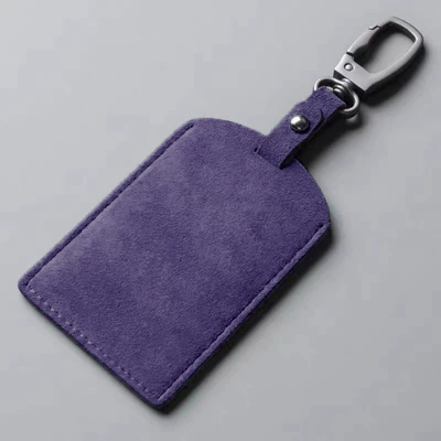 Song Plus Car Key Buckle, Car key bag - byd-purple-metal-square-buckle