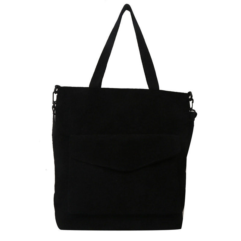 Bolsa de lona para mujeres 2024 nuevo velcro espeso de gran capacidad para estudiantes de clase de reparación bolsas de mano