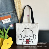 Cartoon brand shopping bag, cute one-shoulder bag, Korean style, with little bears, wholesale