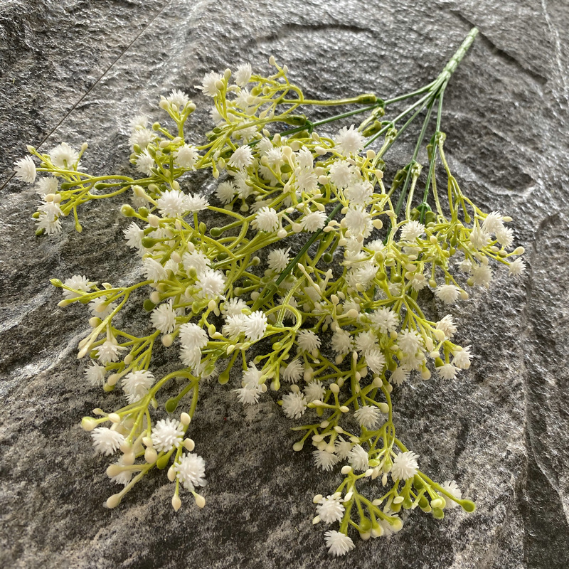 Idílico fresco 5-tenedor 150-cabeza mango pequeño ramo estrellado Estudio de tiro accesorios manojo simulación flores falsas