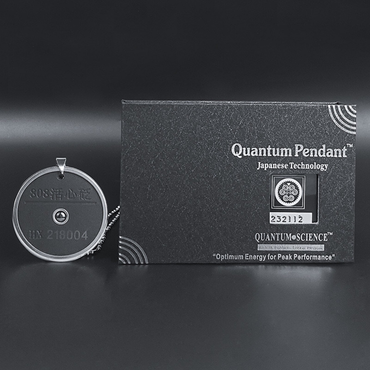 Quantum Science 808 Heart-Activating Mineral Energy Pendant Magnetic Material Bio-Pendant