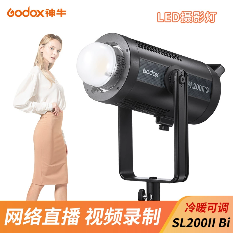 Godox Shenniu SL200WBI три поколения две цветовые температуры живой трансляции лампа светодиодная фотографическая лампа держатель для фотографий солнечная лампа