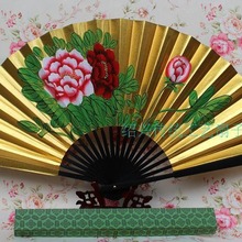 戏曲扇子贵妃醉酒牡丹小生戏剧舞台道具京剧越剧金扇子狄瑄