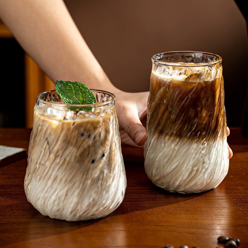 Retro Cyclone Large Capacity Dirty Ice Americano Latte Cup High-Value Heat-Resistant Glass Cup Coffee Cup Beverage Cup Retro Cyclone Large Capacity Dirty Ice Americano Latte Cup High-Value Heat-Resistant Glass Cup Coffee Cup Beverage Cup