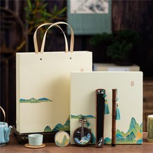 复古卧香盒文创批发家用线香中式特色商务伴手礼檀香礼盒香炉套装