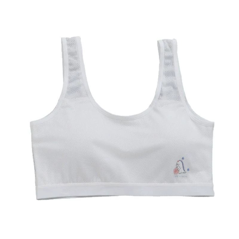 Breathable underwear, comfortable wireless bra for elementary school students