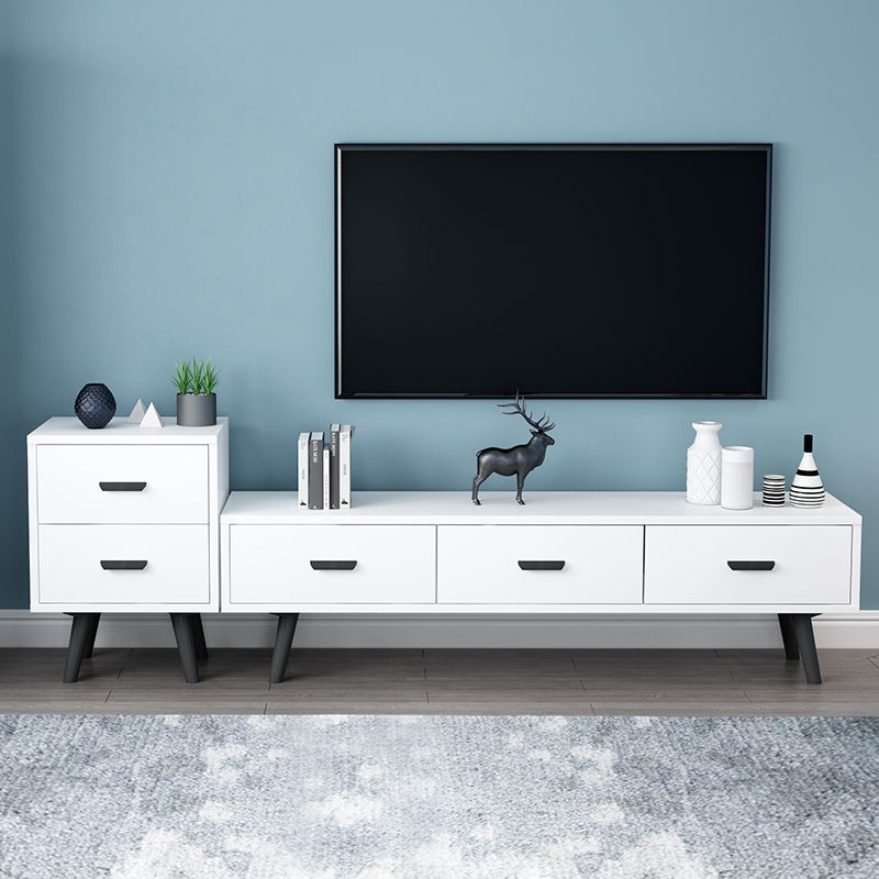 Simple Tv Cabinet for Small Apartments, Narrow Living Room, Minimalist Small Apartment Tv Cabinet, Coffee Table Combination, Narrow Storage Cabinet