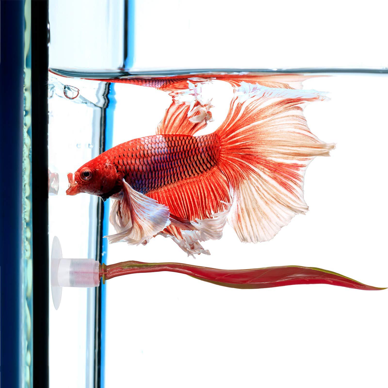 Douyu hojas resto hojas de desove colorido diseño ornamental decoración simulación plantas acuáticas pecera paisaje escondite cama