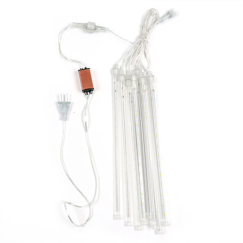 Ingeniería al aire libre iluminación LED lluvia de meteoros impermeable decoración de vacaciones lámparas colgantes ramas decoración al aire libre actividades comerciales