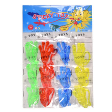 厂家直销粘性大小手掌和卡通兔子粘手整人玩具怀旧吊板地摊玩具批