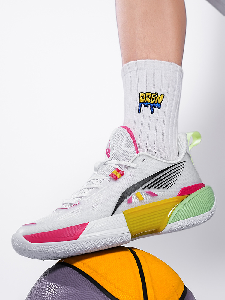 Nuevos zapatos de baloncesto de malla ligero 2 hombres nuevos sonidos 2 amortiguación sonido desgaste zapatos deportivos profesionales