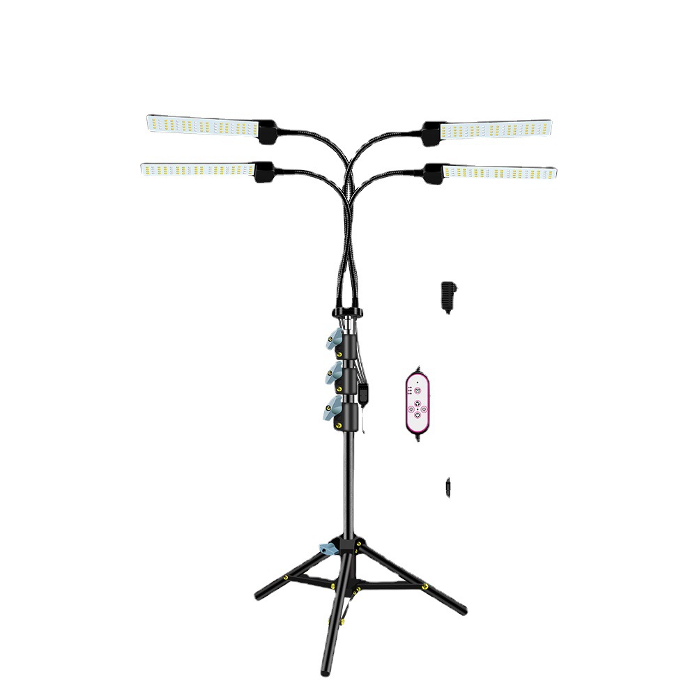 谦润照明植物生长灯LED落地式三角架植物灯全光谱室内植物补光灯