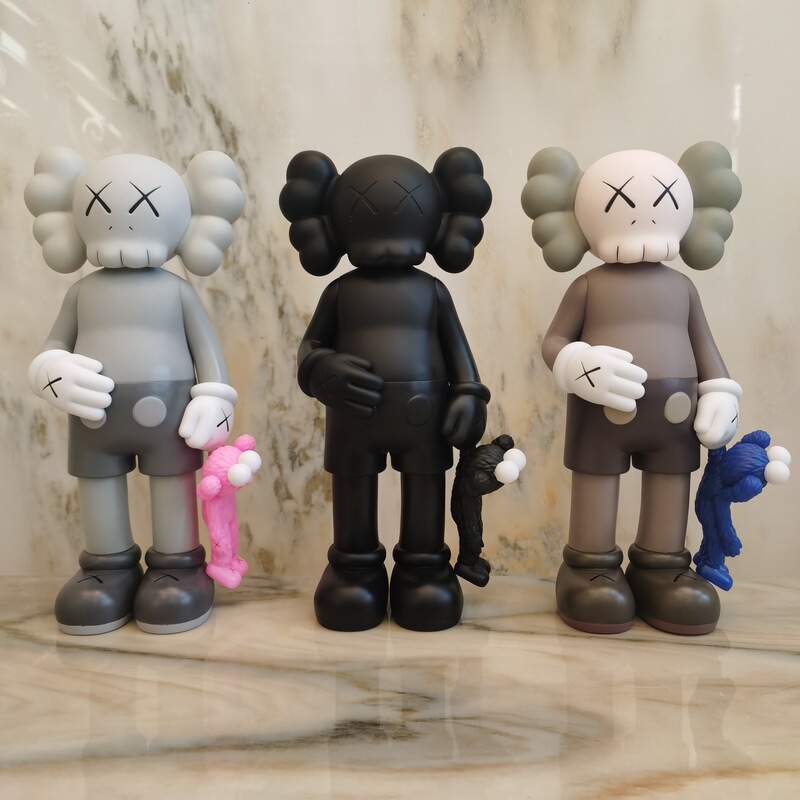 Mand Kaws Share hand in hand to do doll Sesame Street Tide play desktop ornaments home art decoration now