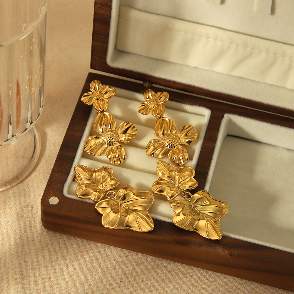 Design brand earrings stainless steel