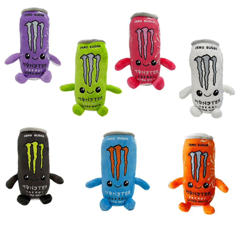 Cross-border new product: Monster Energy Drink cans, multi-color simulated beverage cans, plush toys, dolls, and decorative items Cross-border new product: Monster Energy Drink cans, multi-color simulated beverage cans, plush toys, dolls, and decorative items