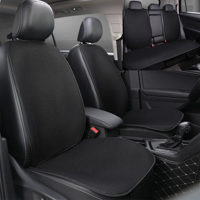Suitable for Buick Excelle, Regal, Lacrosse, Excelle, and Envision Car Seat Cushions, All-Season Universal Massage Mesh Breathable Car Seat Cushions (Four Seasons Pad) - black-seven-piece-set-without-hood-general