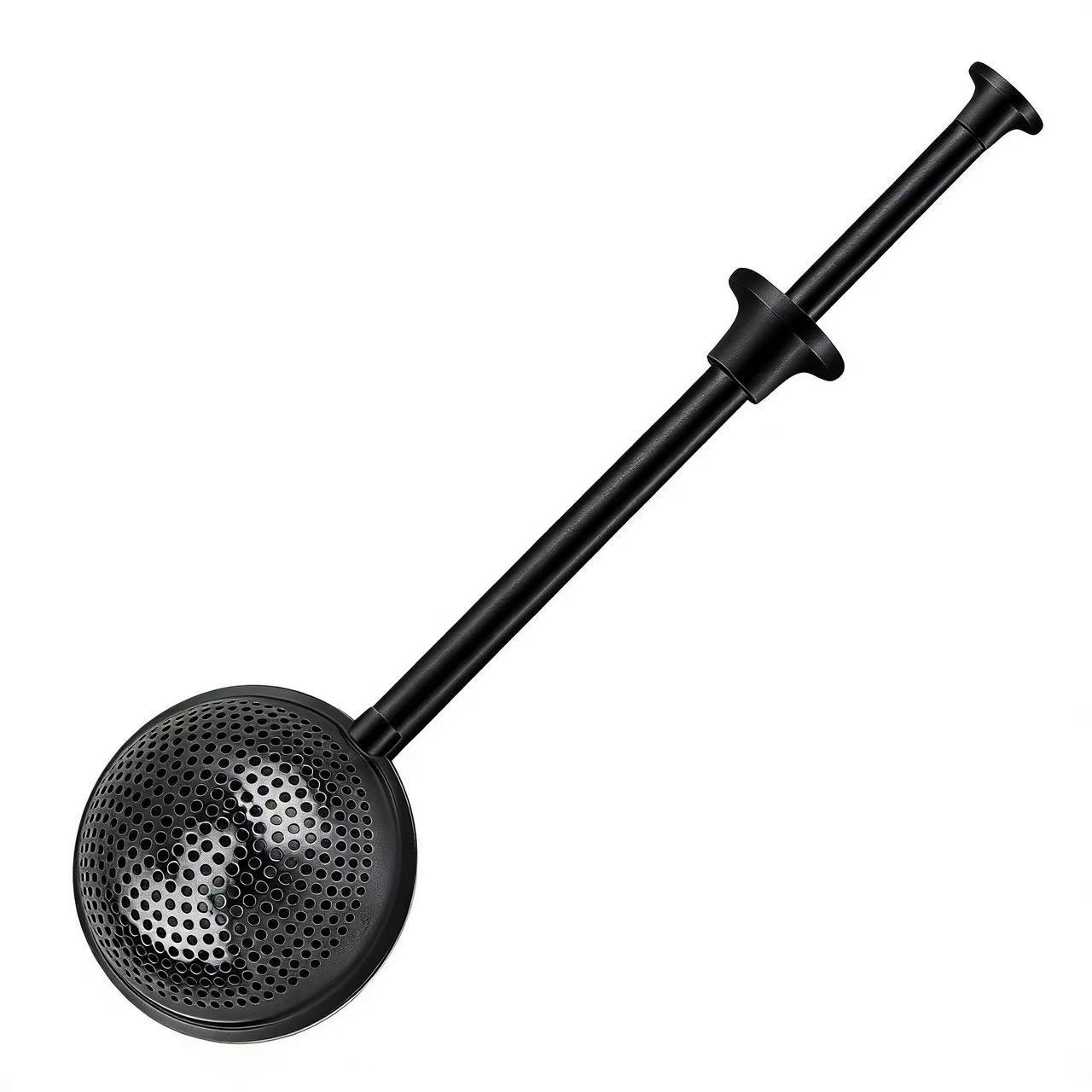 304 de acero inoxidable esférico té Filtro de té prensa tipo té fabricante de té jeringa retráctil Bola de té