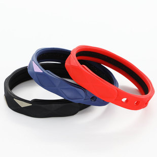 Silicone Negative Ion Anti-static Bracelet Adjustable Three-dimensional Simple Solid Color International Station Hot Sale Waterproof
