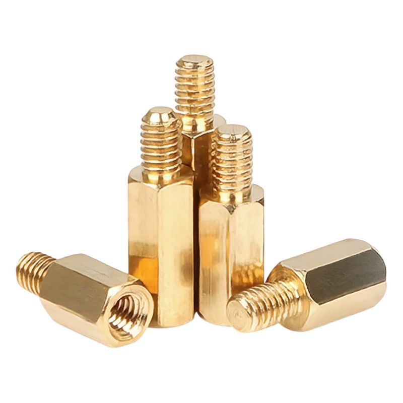 Столбец винта столбца Инь и Янг соединителя стержня сразу шестиугольного медного столбца М2.5 фабрики одиночный главный медный столбец изоляции ПКБ