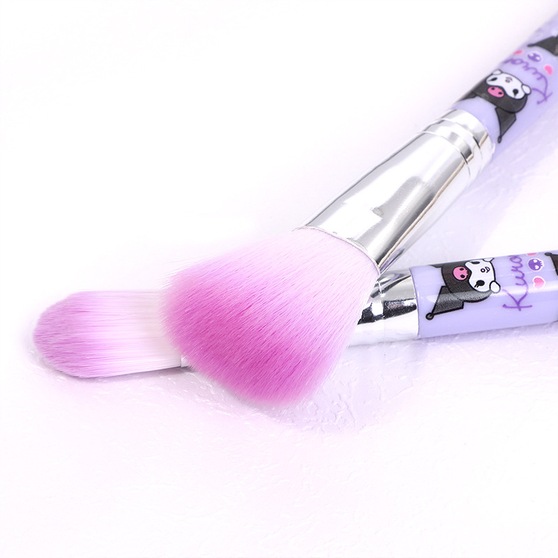 Nuevo cross-border caricature Kullomi conjunto completo de cepillo de maquillaje 11 piezas de blush eye shadow refrescar guantes herramientas de cepillo