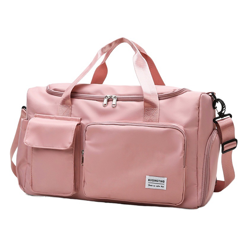 New Travel Bag, Large Capacity Satchel Multi-Functional Fitness Bag, Women's Sports Bag Cosmetics Bag, Short-Distance Travel Bag