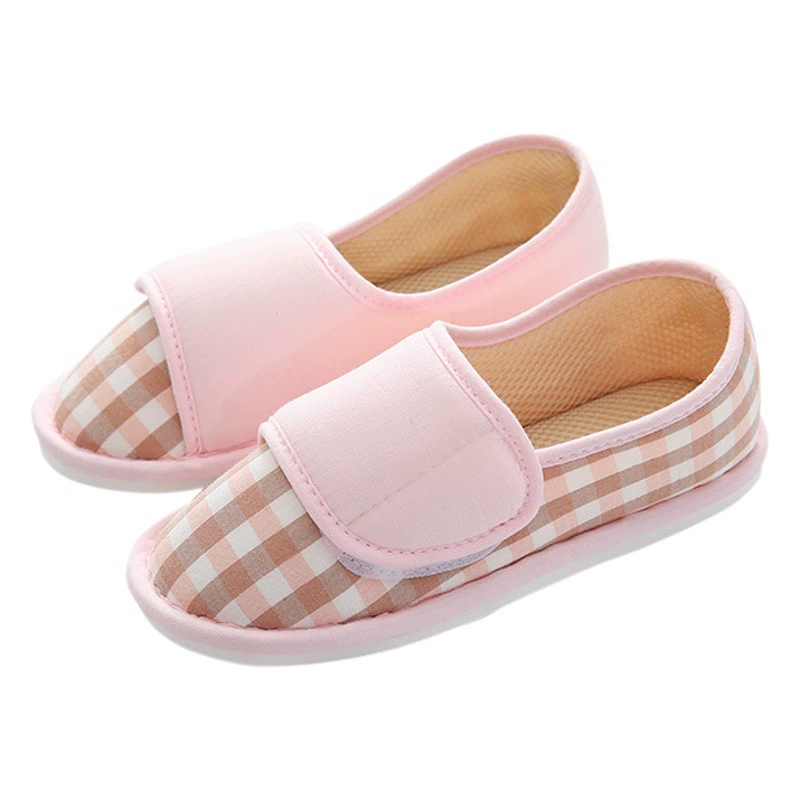 Обувь на липучке Женская Послеродовая весенне-осенняя сумка с послеродовой мягкой подошвой Обувь для беременных в помещении 4 месяца лета тонкая оптовая продажа