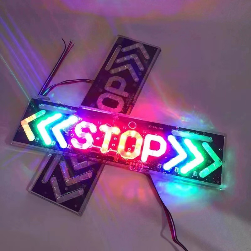 Car and Motorcycle Brake Light Stop Arrow Light Electric Vehicle Multi-Mode Brake Steering Flash Light