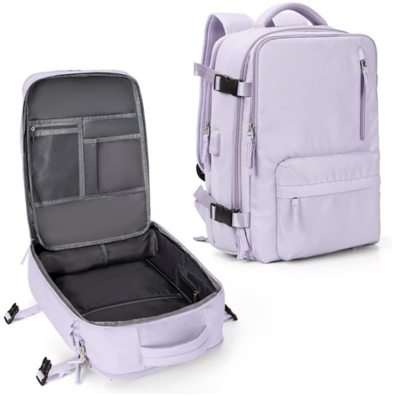 Bolsa de viaje de gran capacidad en stock bolsa de lavado bolsa de almacenamiento portátil bolsa de lavado de viaje conjunto de almacenamiento de mochila de hombro USB