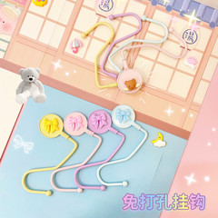 Student backpack hook, wall-mounted hook for desks, removable and movable, no drilling required, small desk hook gadget