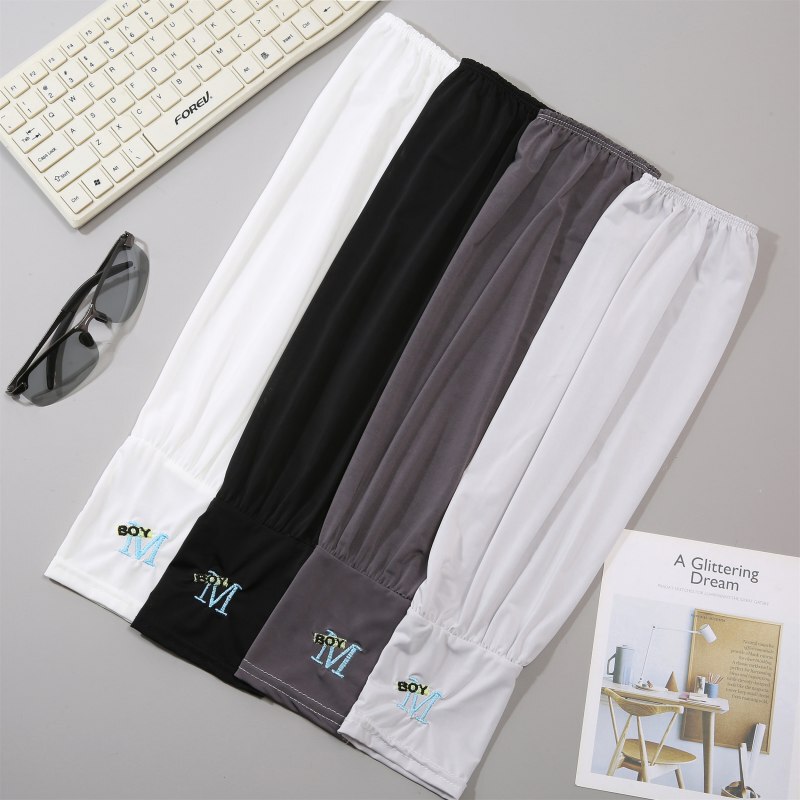 Ice silk sleeves men's sunscreen loose summer sleeves increase lengthening students cycling shaking sound with sleeves wholesale Ice silk sleeves men's sunscreen loose summer sleeves increase lengthening students cycling shaking sound with sleeves wholesale