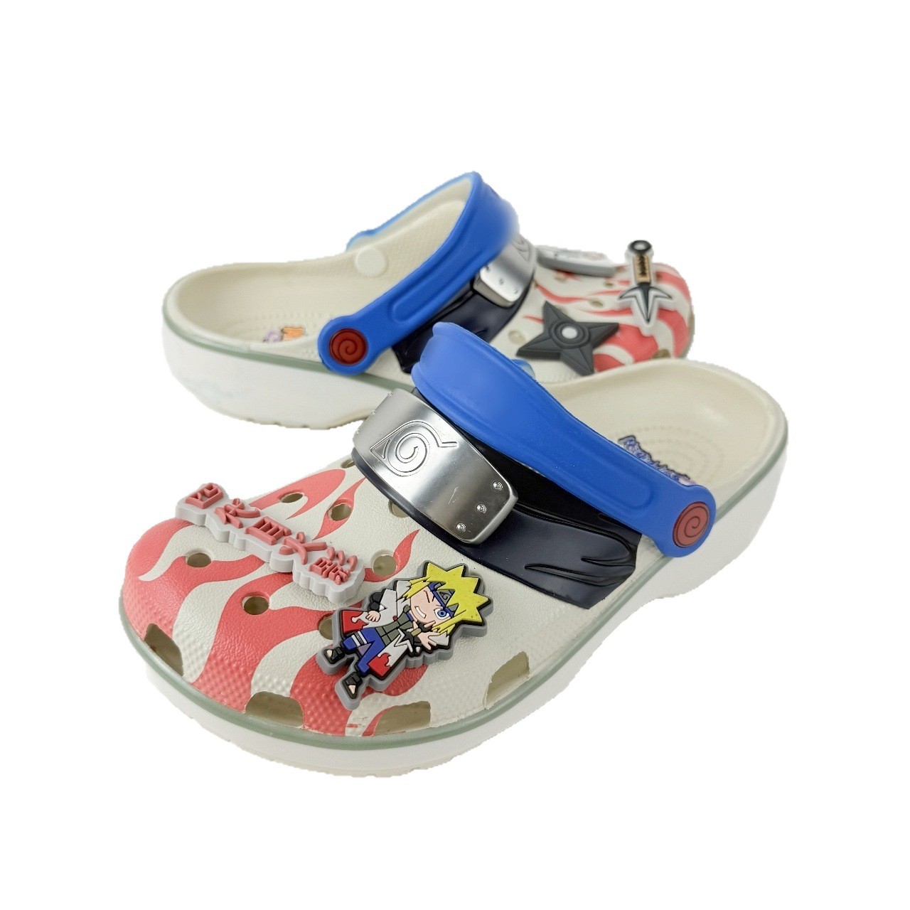 Croca nuevo clásico Batman coche deportivo Naruto puerta de agua Sasuke Hole zapatos de playa hombre zapatos al aire libre