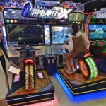 电玩城投币互动模拟驾驶双人大型摩托车赛车游戏机游戏厅街机设备