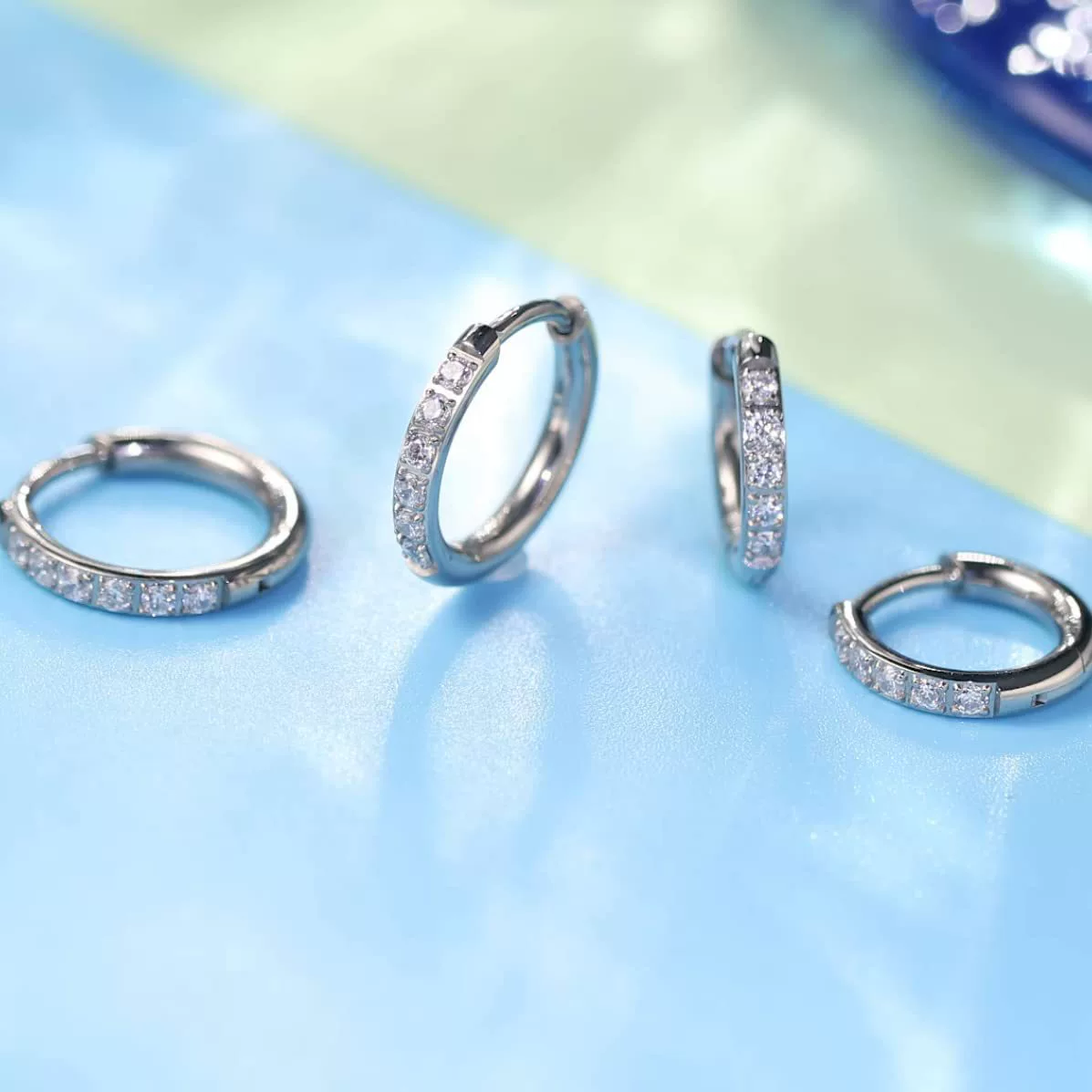 Серьги из нержавеющей стали, простой элегантный дизайн, 8/10/12 мм, серебристые и золотистые