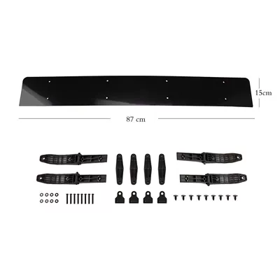 Roof spoiler deflector silent universal noise reduction panel (Spoiler) - 87cm
