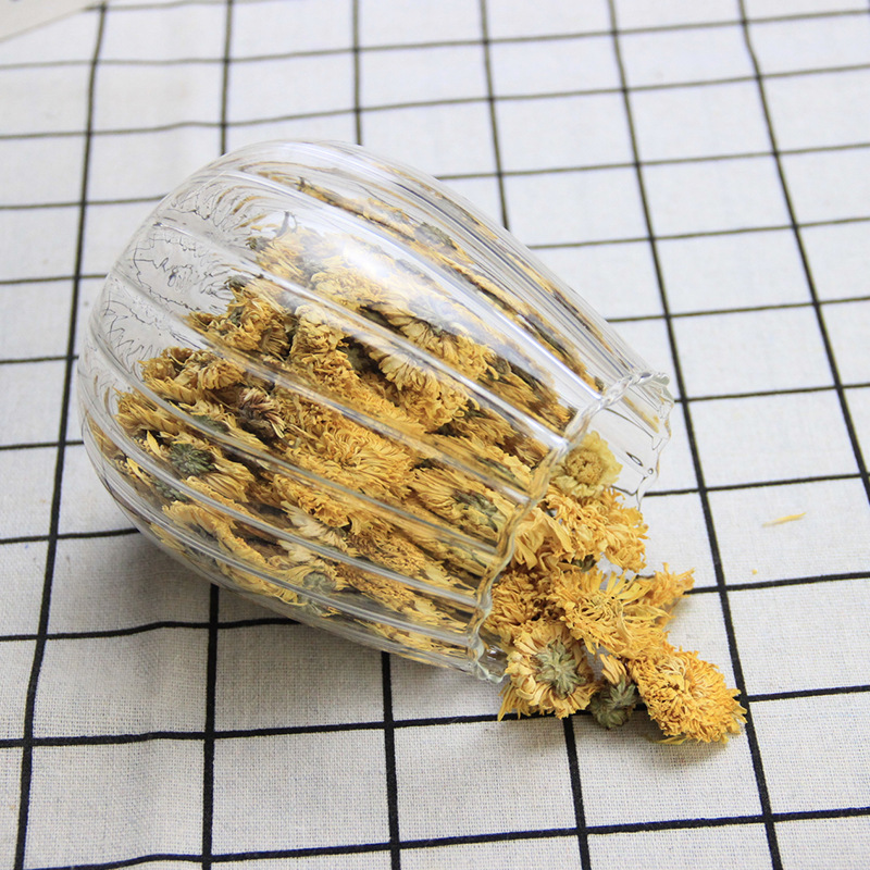 Venta al por mayor tarro de té con tapa sellado frasco de vidrio botella de grado alimenticio cáscara de mandarina tarro de almacenamiento de grano artefacto