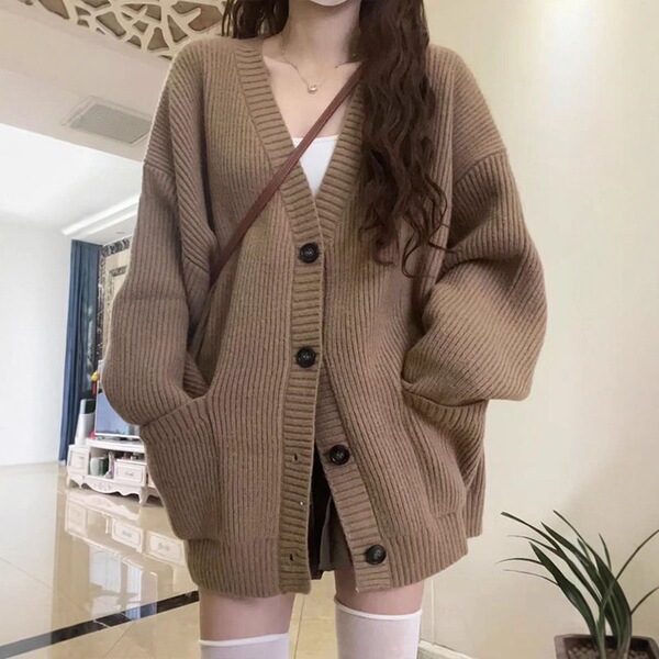 Colored autumn Japanese sweater