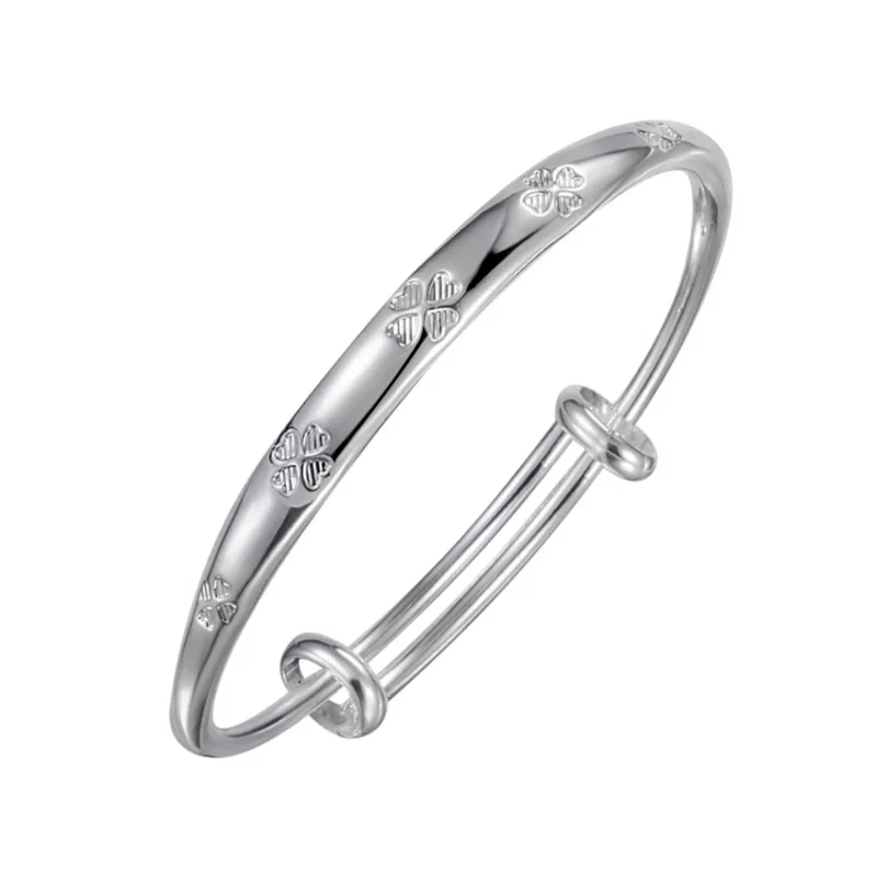 Children's bracelet, four-leaf clover