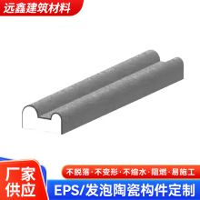 外墙装饰别墅泡沫罗马柱多规格eps线条发泡陶瓷窗套线源头厂家